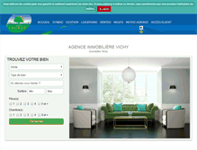 Tablet Screenshot of lagrue-immobilier-vichy.com